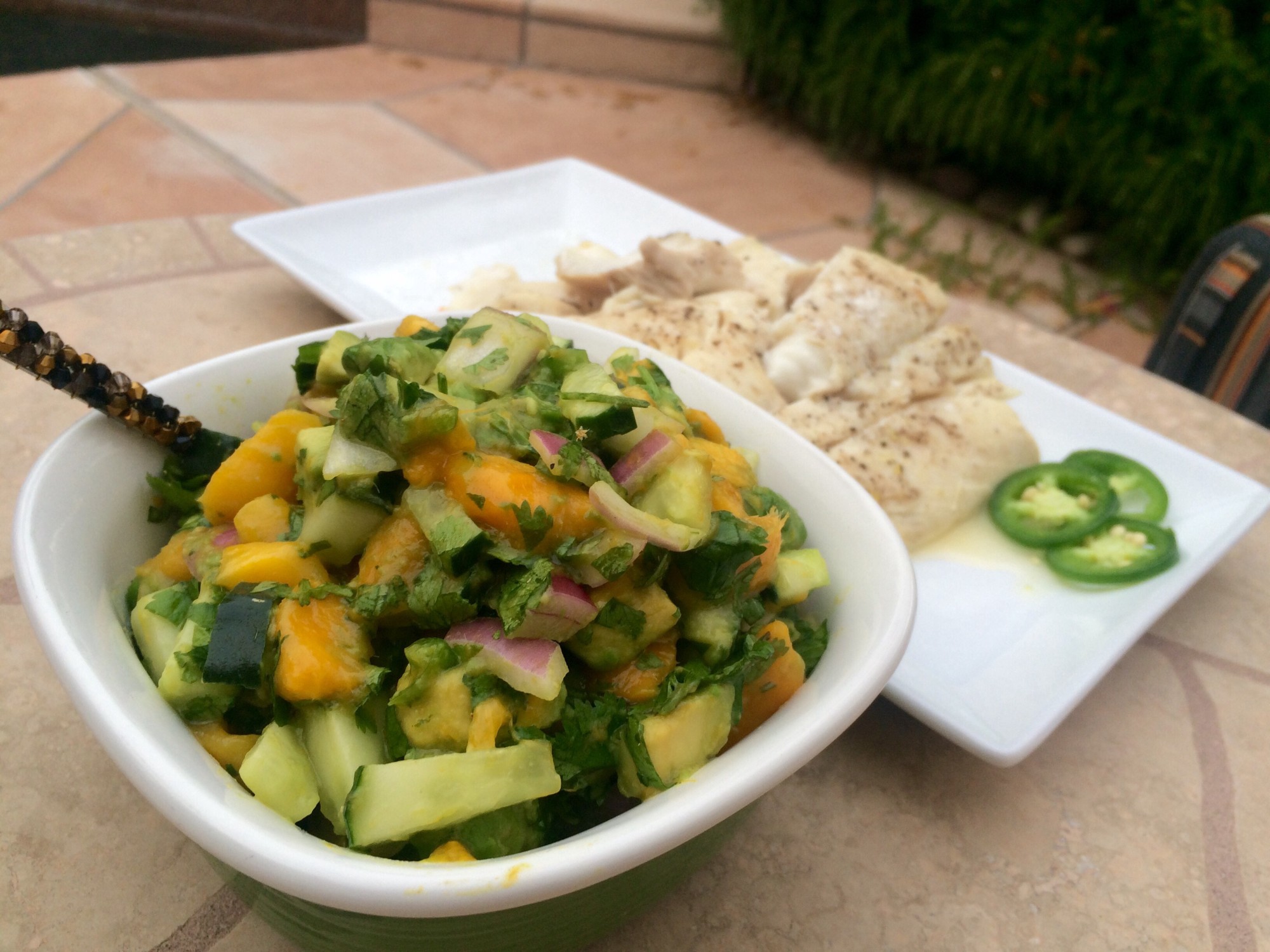 Paleo Mango Salsa - A Recipe Review | WELLFITandFED | Dr. Heather ...